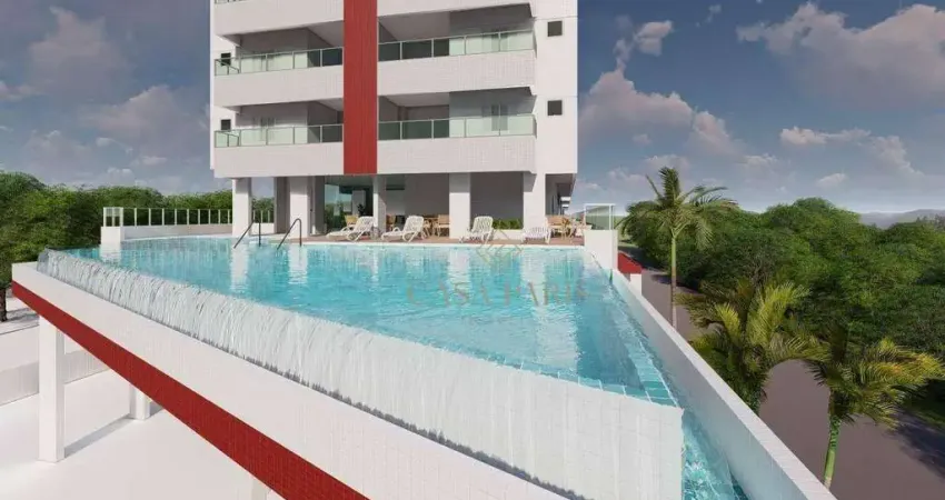 Apartamento com 2 dormitórios à venda, 79 m² por r$ 478.000 - caiçara - praia grande/sp