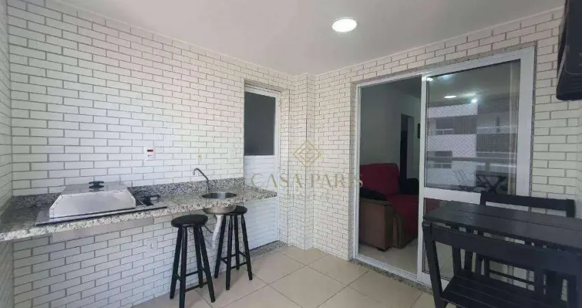 Apartamento com 2 dormitórios à venda, 82 m² por r$ 590.000,00 - vila guilhermina - praia grande/sp