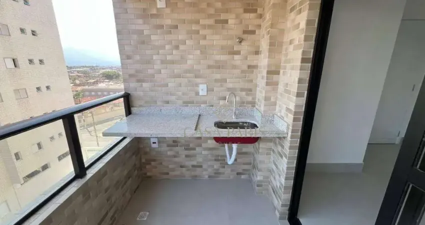 Apartamento com 1 dormitório à venda, 57 m² por r$ 415.000 - caiçara - praia grande/sp