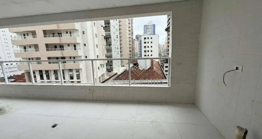 Apartamento com 3 dormitórios à venda, 107 m² por r$ 650.000 - aviação - praia grande/sp