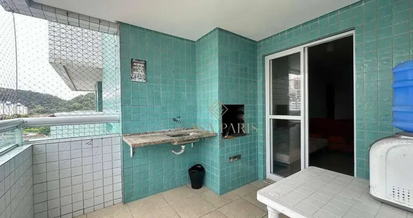 Apartamento com 2 dormitórios à venda, 74 m² por r$ 530.000,00 - canto do forte - praia grande/sp