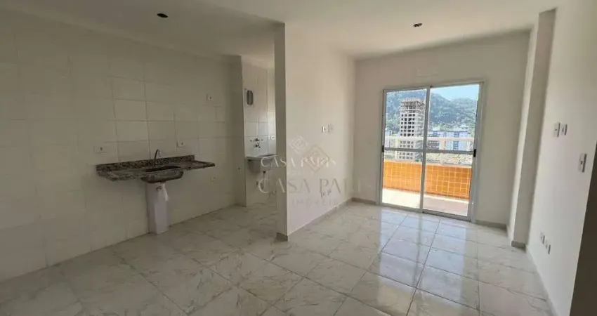 Apartamento com 2 dormitórios à venda, 57 m² por r$ 430.000 - boqueirão - praia grande/sp
