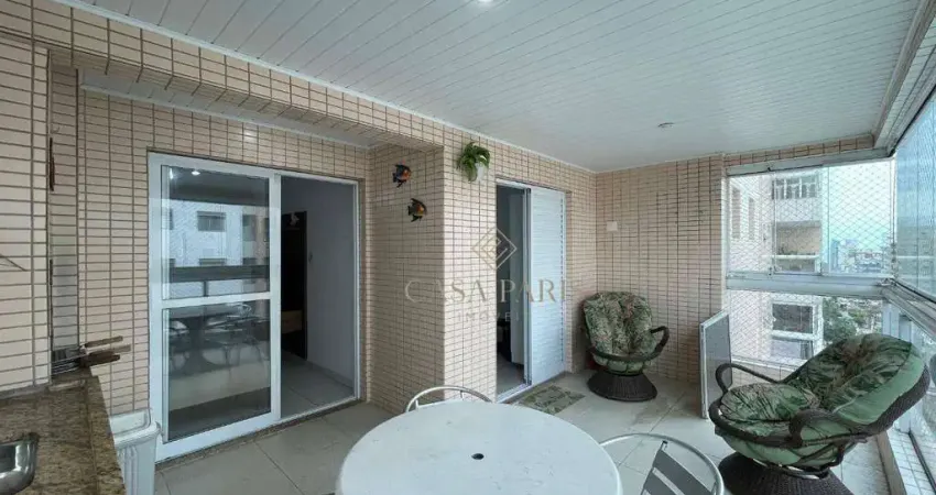 Apartamento com 3 dormitórios à venda, 103 m² por r$ 795.000,00 - canto do forte - praia grande/sp