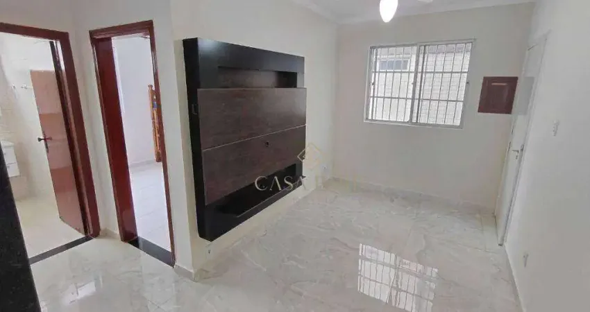 Apartamento com 2 dormitórios à venda, 45 m² por r$ 274.900,00 - vila guilhermina - praia grande/sp