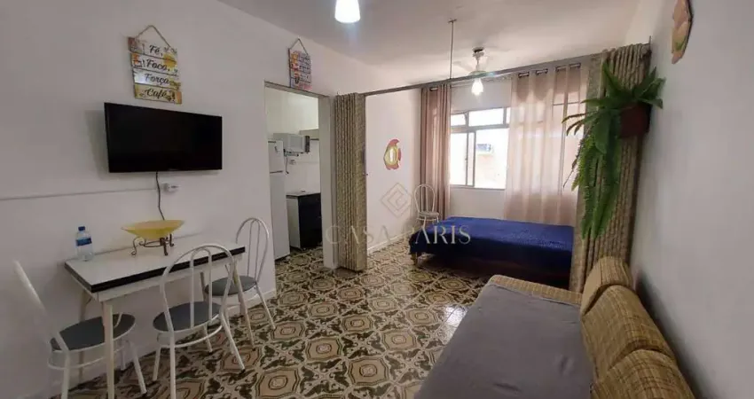 Kitnet com 1 dormitório à venda, 38 m² por r$ 198.000,00 - boqueirão - praia grande/sp
