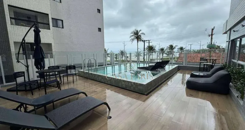 Cobertura com 3 dormitórios à venda, 100 m² por r$ 800.000,00 - caiçara - praia grande/sp