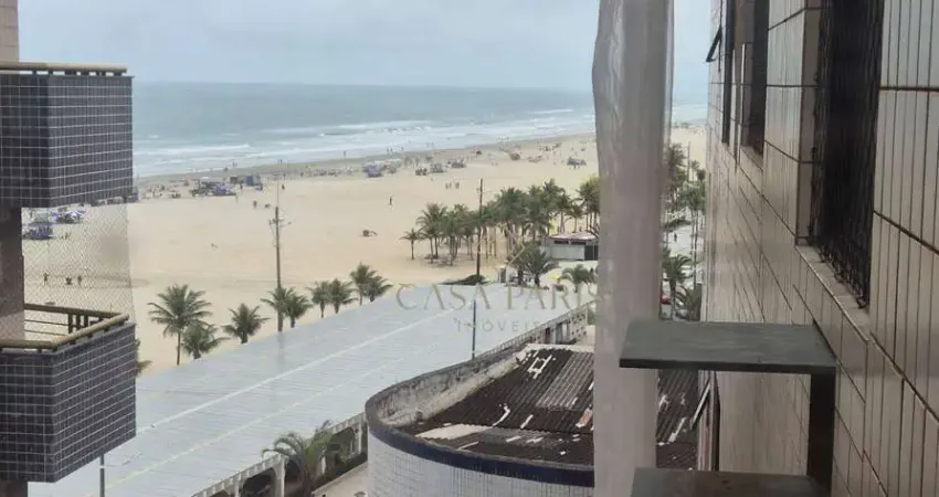 Apartamento vista mar com 1 dormitório à venda, 56 m² por r$ 375.000 - vila guilhermina - praia grande/sp