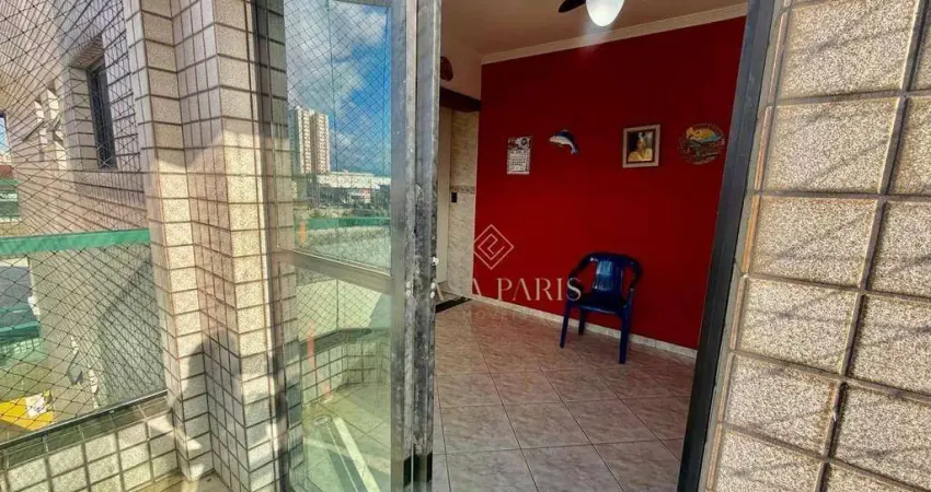 Apartamento com 1 dormitório à venda, 43 m² por r$ 250.000 - tupi - praia grande/sp