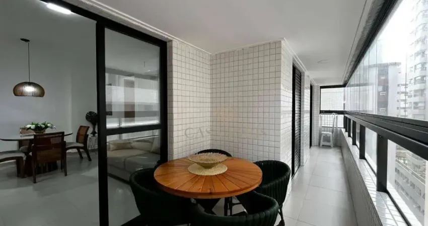 Apartamento MOBILIADO com 2 dormitórios à venda, 74 m² por R$ 670.000 - Canto do Forte - Praia Grande/SP