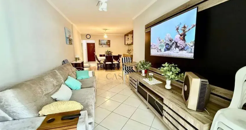 Apartamento vista mar com 3 dormitórios à venda, 134 m² por r$ 800.000 - ocian - praia grande/sp