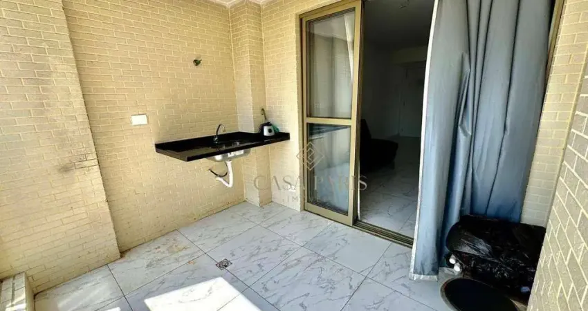 Apartamento mobiliado com 2 dormitórios à venda, 62 m² por r$ 410.000 - aviação - praia grande/sp