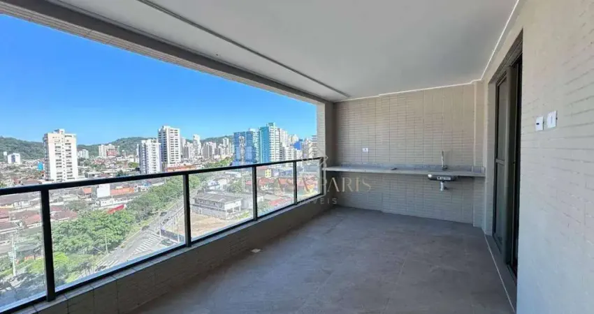 Apartamento com 3 dormitórios à venda, 152 m² por r$ 1.700.000,00 - canto do forte - praia grande/sp