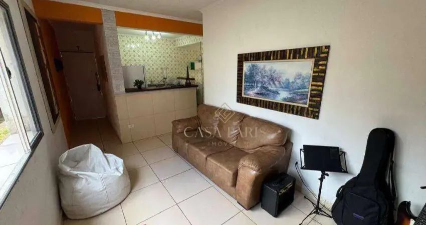 Apartamento com 1 dormitório à venda, 45 m² por r$ 270.000,00 - tupi - praia grande/sp