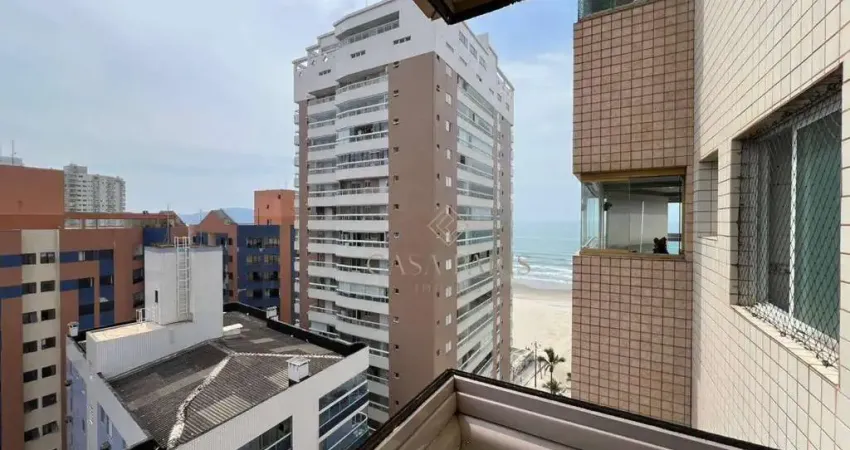 Apartamento vista mar com 3 suítes à venda, 133 m² por r$ 800.000 - aviação - praia grande/sp