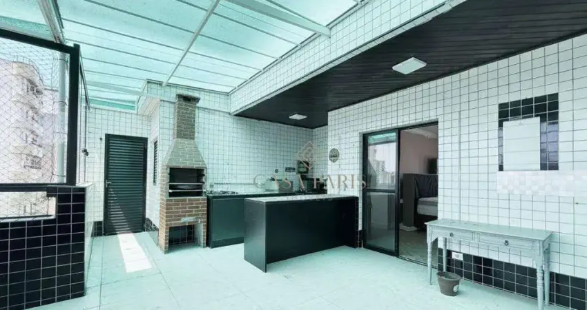 Cobertura com 4 dormitórios à venda, 158 m² por r$ 1.200.000,00 - canto do forte - praia grande/sp