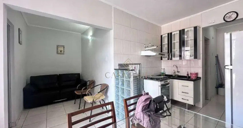 Apartamento com 1 dormitório à venda, 40 m² por r$ 235.000,00 - canto do forte - praia grande/sp