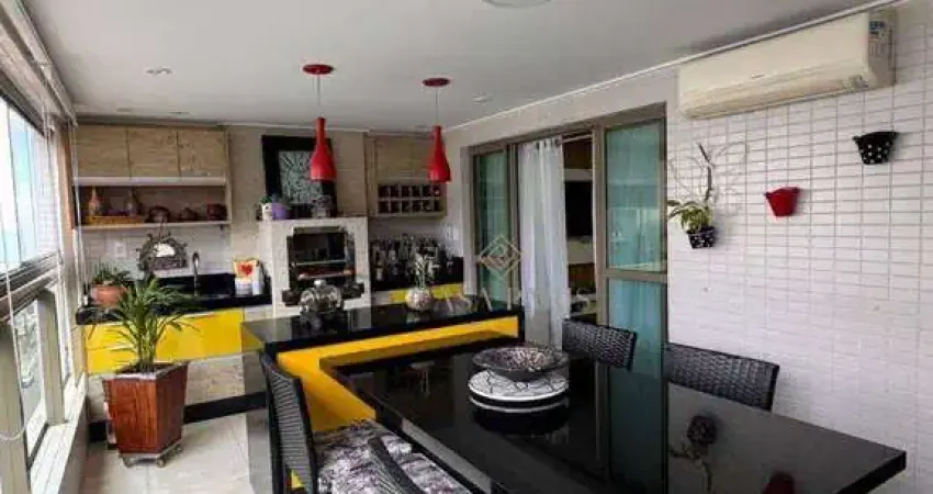 Apartamento com 3 dormitórios à venda, 150 m² por r$ 2.330.000,00 - canto do forte - praia grande/sp