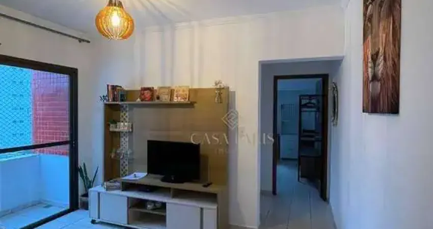 Apartamento com 2 dormitórios à venda, 50 m² por r$ 350.000 - canto do forte - praia grande/sp
