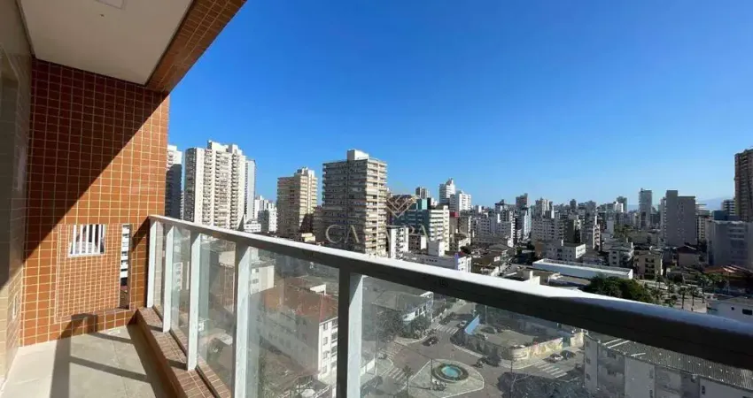 Apartamento com 1 dormitório à venda, 37 m² por r$ 320.000 - boqueirão - praia grande/sp