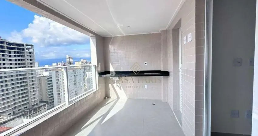 Apartamento com 2 dormitórios à venda, 77 m² por R$ 637.000,00 - Vila Guilhermina - Praia Grande/SP