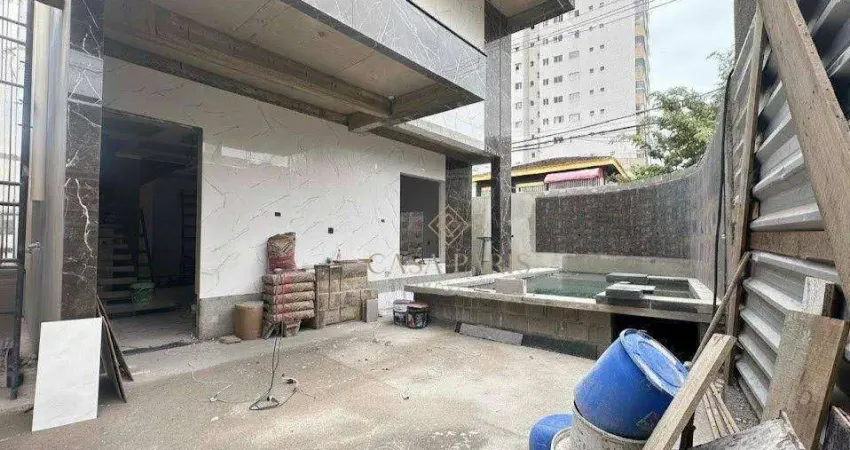 Triplex com 3 suítes à venda, 225 m² por r$ 1.600.000 - aviação - praia grande/sp