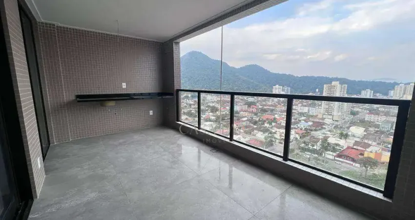 Apartamento duplex com 2 dormitórios à venda, 123 m² por r$ 1.585.000,00 - canto do forte - praia grande/sp