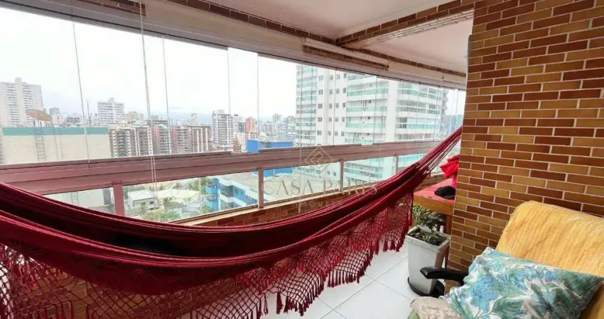 Apartamento com 2 dormitórios à venda, 90 m² por r$ 760.000,00 - canto do forte - praia grande/sp