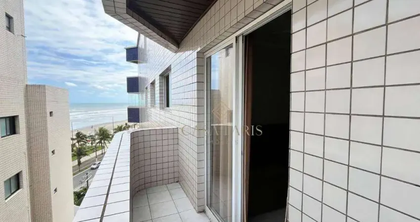 Apartamento vista mar com 1 dormitório à venda, 45 m² por r$ 345.000 - caiçara - praia grande/sp