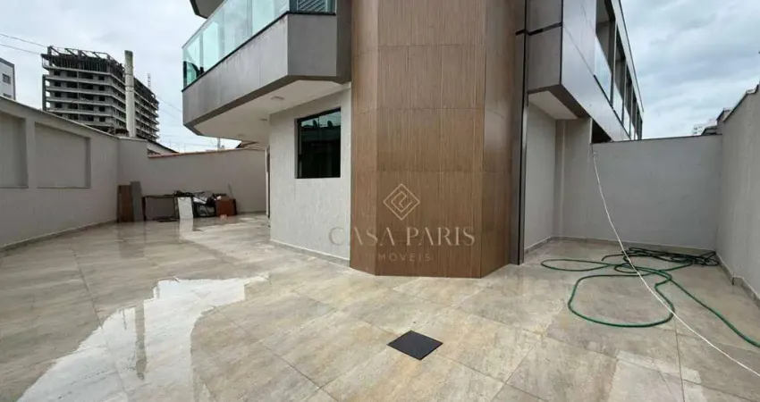 Sobrado com 2 suítes à venda, 85 m² por r$ 470.000 - caiçara - praia grande/sp