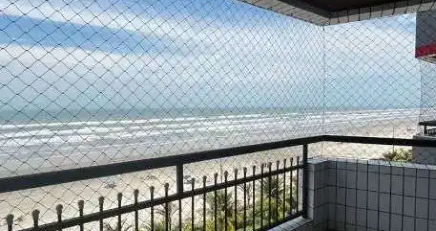 Apartamento frente mar com 3 dormitórios à venda, 131 m² por r$ 950.000 - boqueirão - praia grande/sp