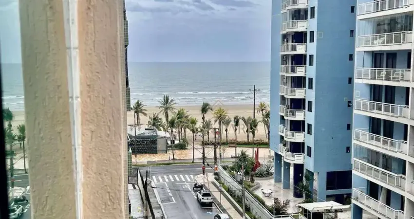 Apartamento vista mar com 3 dormitórios à venda, 83 m² por r$ 499.000 - tupi - praia grande/sp