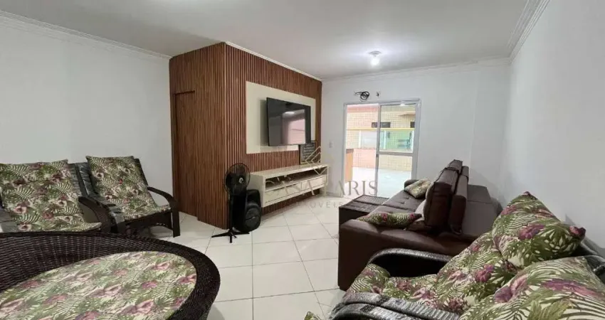 Apartamento garden com 2 dormitórios à venda, 125 m² por r$ 725.000 - caiçara - praia grande/sp