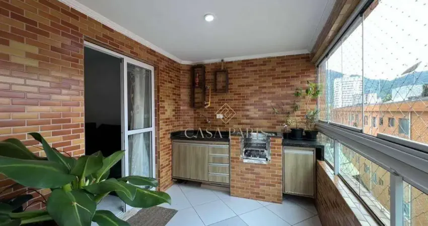 Apartamento com 2 dormitórios à venda, 96 m² por r$ 650.000,00 - canto do forte - praia grande/sp