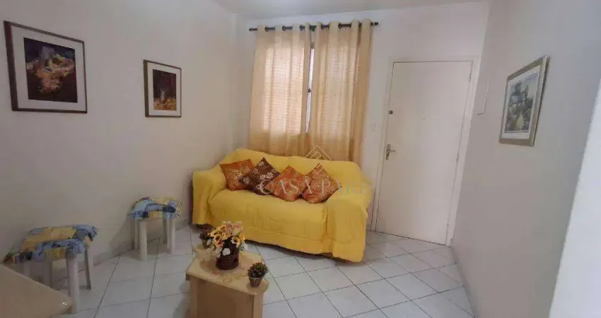 Apartamento com 1 dormitório à venda, 40 m² por r$ 350.000 - boqueirão - praia grande/sp