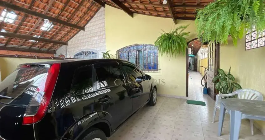 Casa com 2 dormitórios à venda, 108 m² por r$ 410.000 - maracanã - praia grande/sp