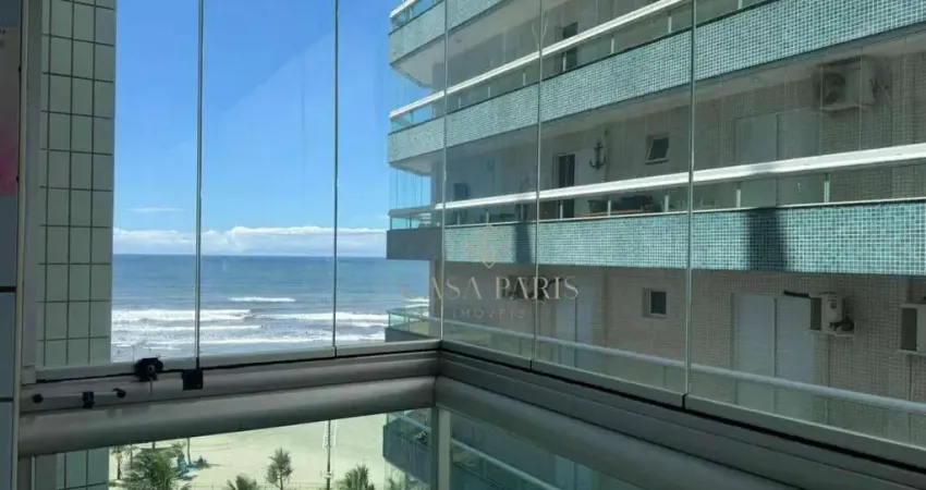 Apartamento VISTA MAR com 1 dormitório à venda, 58 m² por R$ 325.000 - Caiçara - Praia Grande/SP
