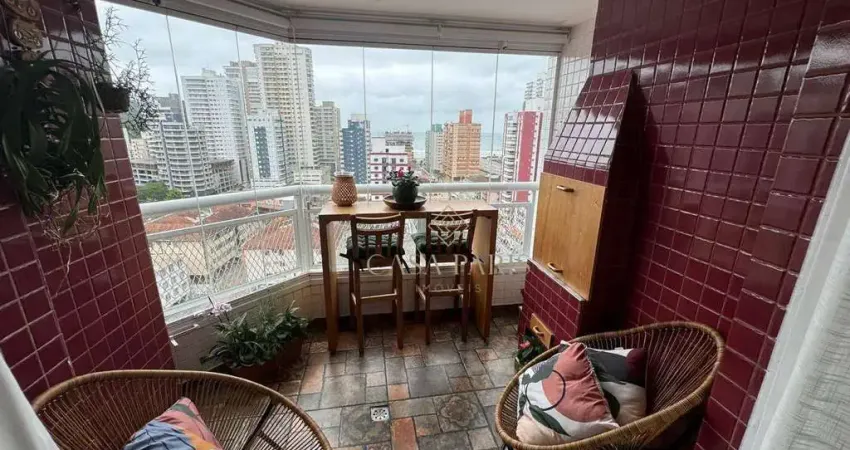 Apartamento com 2 dormitórios à venda, 68 m² por R$ 650.000,00 - Canto do Forte - Praia Grande/SP