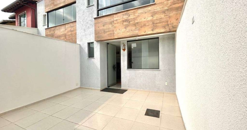 Casa geminada à venda, 3 quartos, 1 suíte, 2 vagas, Santa Rosa - Belo Horizonte/MG