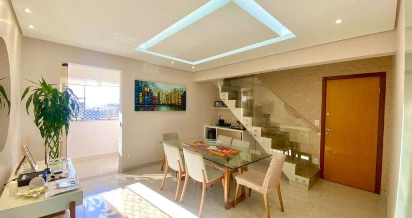 Cobertura à venda, 3 quartos, 1 suíte, 2 vagas, Castelo - Belo Horizonte/MG