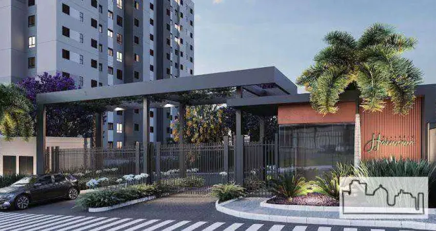 Apartamento com 2 dormitórios para alugar, 50 m² por R$ 1.343,25/mês - Villlagio Harmonia - Araraquara/SP