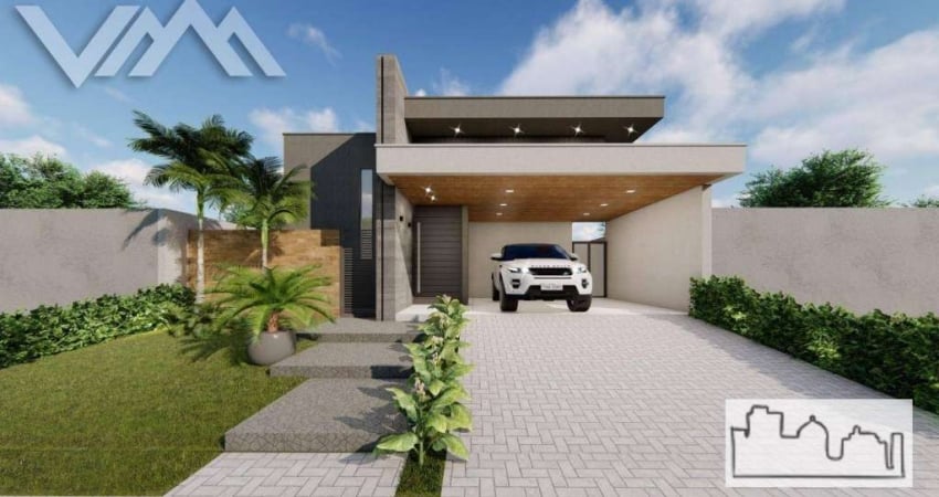 Casa em condomínio fechado com 3 quartos à venda na Avenida Deputado Federal Mário Eugênio, Parque Residencial Damha, Araraquara
