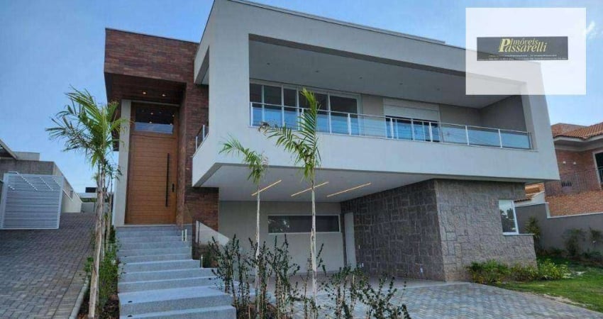Casa com 5 dormitórios para alugar, 396 m² por r$ 26.923,13/mês - condomínio campo de toscana - vinhedo/sp