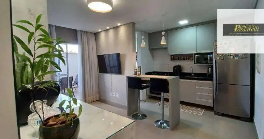 Apartamento Garden com 2 dormitórios à venda, 93 m² por R$ 580.000,00 - Residencial Bello Cielo III - Vinhedo/SP
