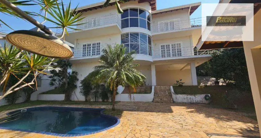 Casa com 4 dormitórios, 472 m² - venda por R$ 5.000.000,00 ou aluguel por R$ 12.631,00/mês - Condomínio Estância Marambaia - Vinhedo/SP