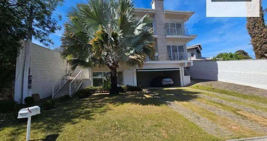 Casa com 5 dormitórios para alugar, 366 m² por r$ 13.000,00/mês - vista alegre - vinhedo/sp