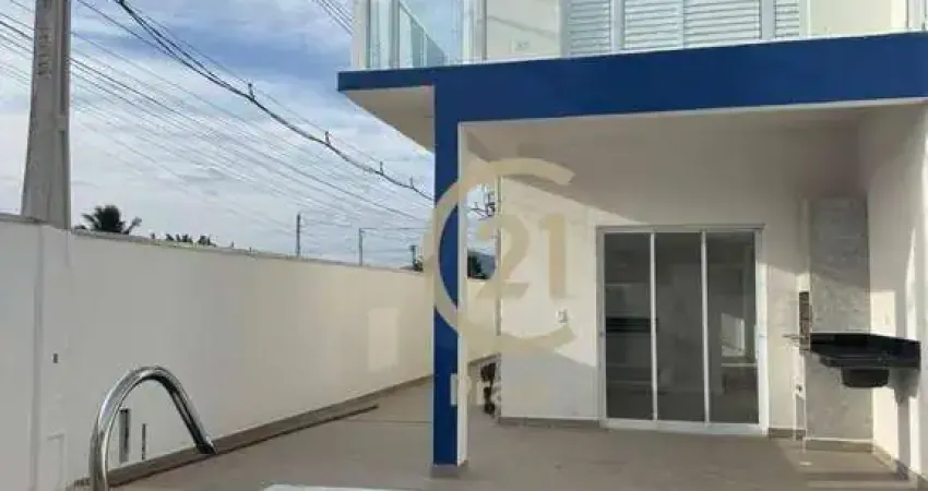 Sobrado com psicina 3 dormitórios 1 suíte Golfinhos 550 mil