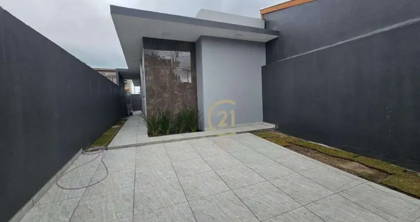Casa com 2 dormitórios à venda, 66 m² por r$ 426.000,00 - balneário dos golfinhos - caraguatatuba/sp