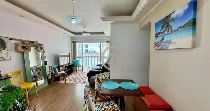 Apartamento com 2 dormitórios à venda, 95 m² avenida da praia por r$ 750.000 - aruan - praia do aruan - caraguatatuba/sp