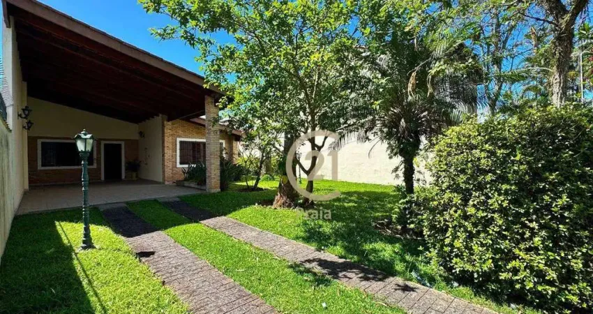 Casa com 3 dormitórios à venda, 216 m² por r$ 1.200.000,00 - indaiá - caraguatatuba/sp