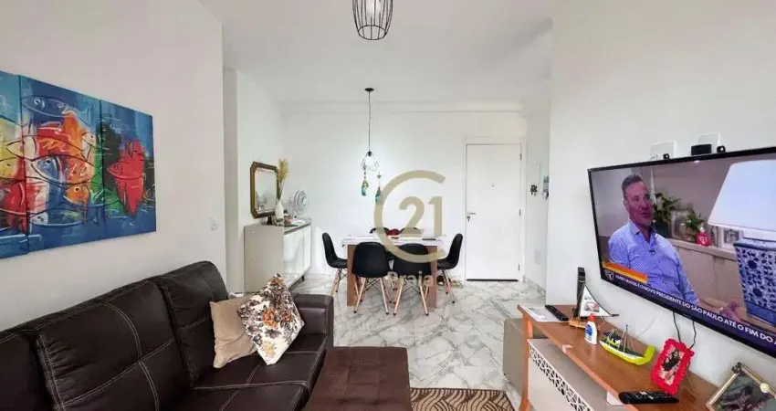 Apartamento com 2 dormitórios no Martim Praia Clube, 56 m² - Martim de Sá - Caraguatatuba/SP